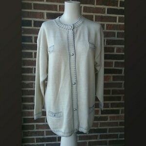 Mario Forte Vintage Long Grandpa Sweater